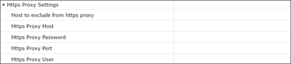 HTTPS Proxy Settings